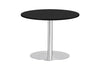Sapphire Disc Base Round Cafe Table - Stainless Steel Frame [700 MM] - Thumbnail 4 