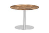 Sapphire Disc Base Round Cafe Table - Stainless Steel Frame [700 MM] - Thumbnail 11 