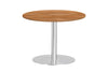 Sapphire Disc Base Round Cafe Table - Stainless Steel Frame [700 MM] - Thumbnail 5 