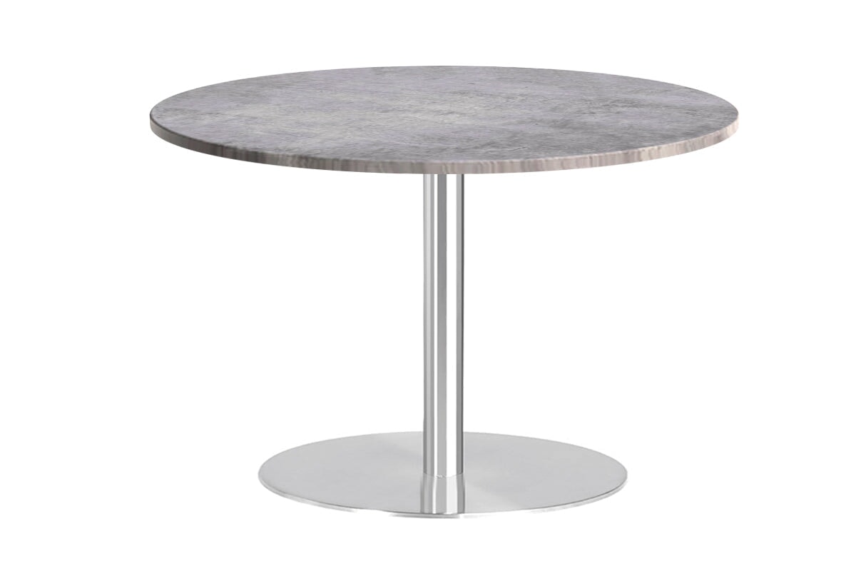 Sapphire Round Cafe Table Disc Base - Stainless Steel [800 MM] Jasonl city 