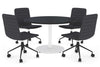 Sapphire Disc Base Round Meeting Table [1000 mm] - Thumbnail 12 