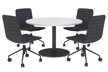  - Sapphire Disc Base Round Meeting Table [700 mm] - 1