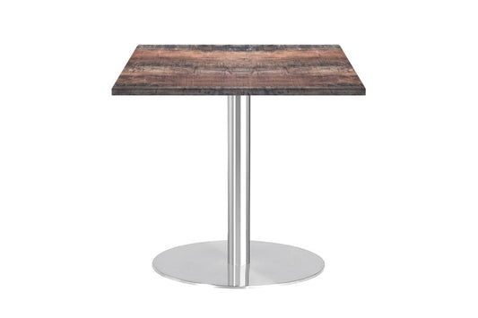 Sapphire Square Cafe Table Disc Base - Stainless Steel [600L x 600W] Jasonl arizona 