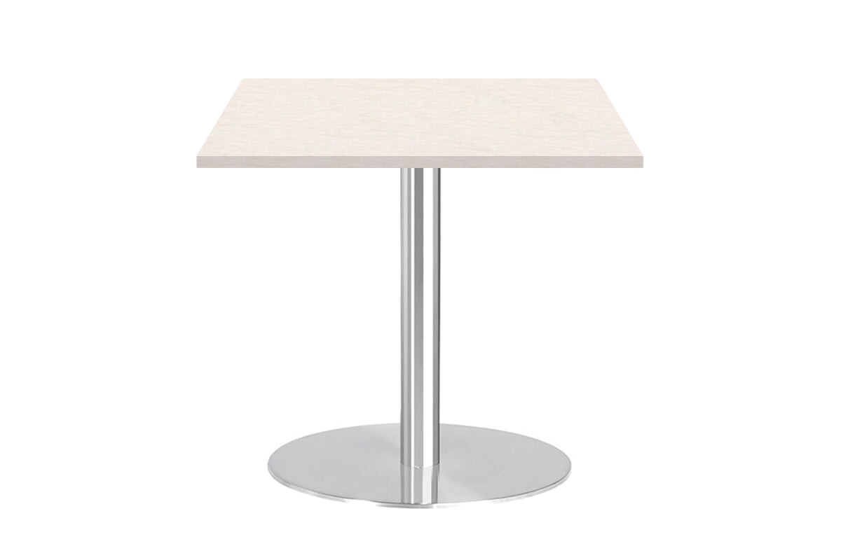 Sapphire Square Cafe Table Disc Base - Stainless Steel [600L x 600W] Jasonl marble 