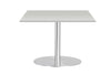 Sapphire Disc Base Square Cafe Table - Stainless Steel Frame [800L x 800W] - Thumbnail 8 