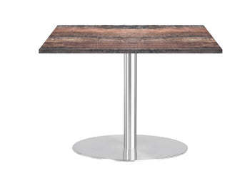 Sapphire Square Cafe Table Disc Base - Stainless Steel [800L x 800W] Jasonl arizona 