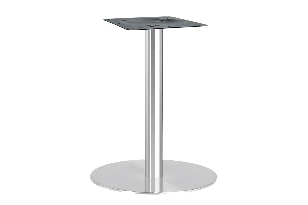 Sapphire Square Cafe Table Disc Base - Stainless Steel [800L x 800W] Jasonl none 