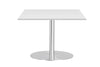 Sapphire Disc Base Square Cafe Table - Stainless Steel Frame [800L x 800W] - Thumbnail 10 