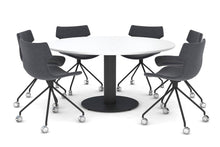  - Sapphire XL Round Conference Table - Disc Base [1350mm] - 1