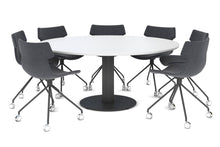  - Sapphire XL Round Conference Table - Disc Base [1500mm] - 1