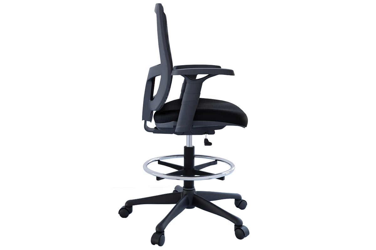 Shrike Sit Stand Mesh Drafting and Lab Chair Jasonl 