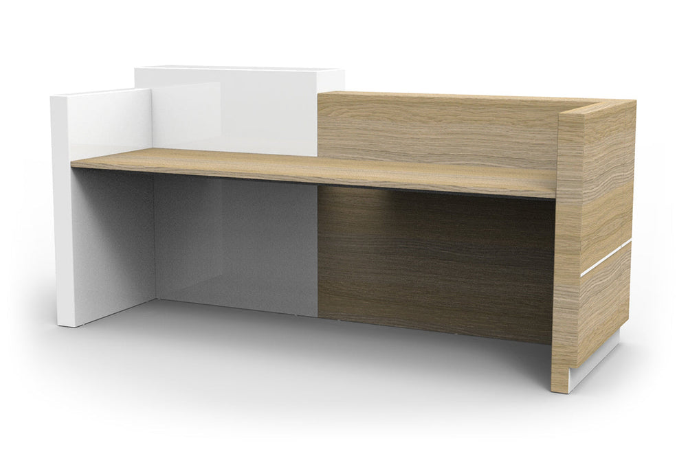 Sonic Bellissimo Reception Counter-natural oak/black strips  