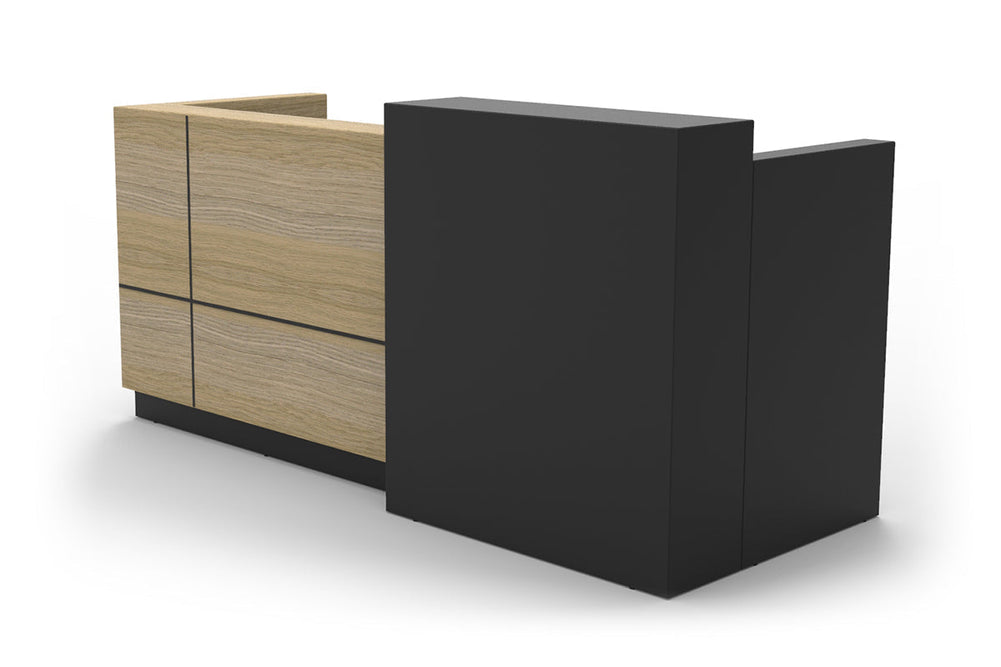 Sonic Bellissimo Reception Counter-natural oak/black strips  