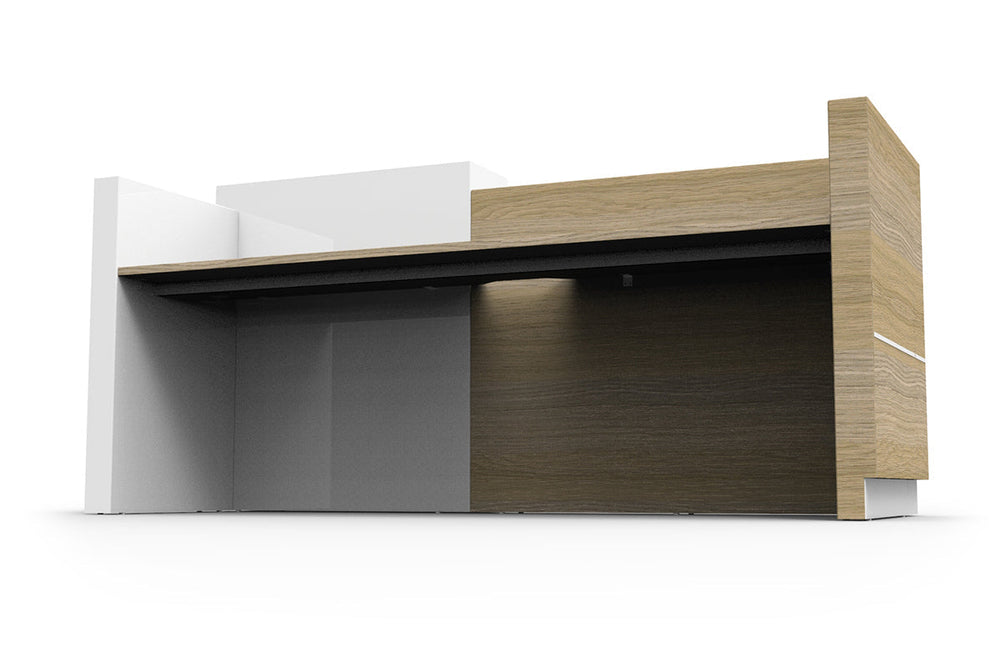 Sonic Bellissimo Reception Counter-natural oak/black strips  