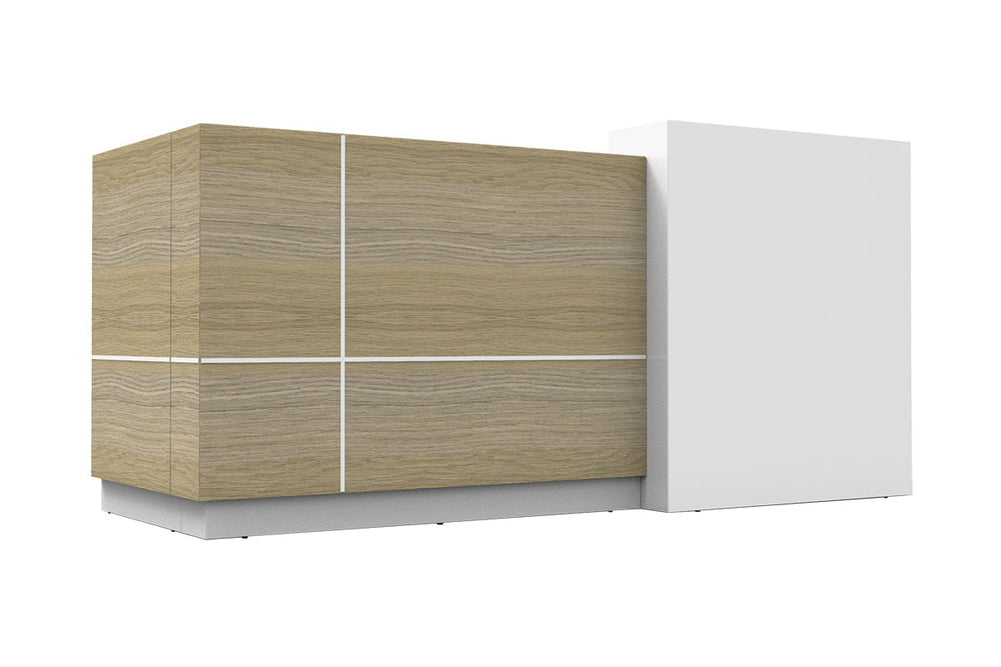 Sonic Bellissimo Reception Counter-natural oak/black strips  