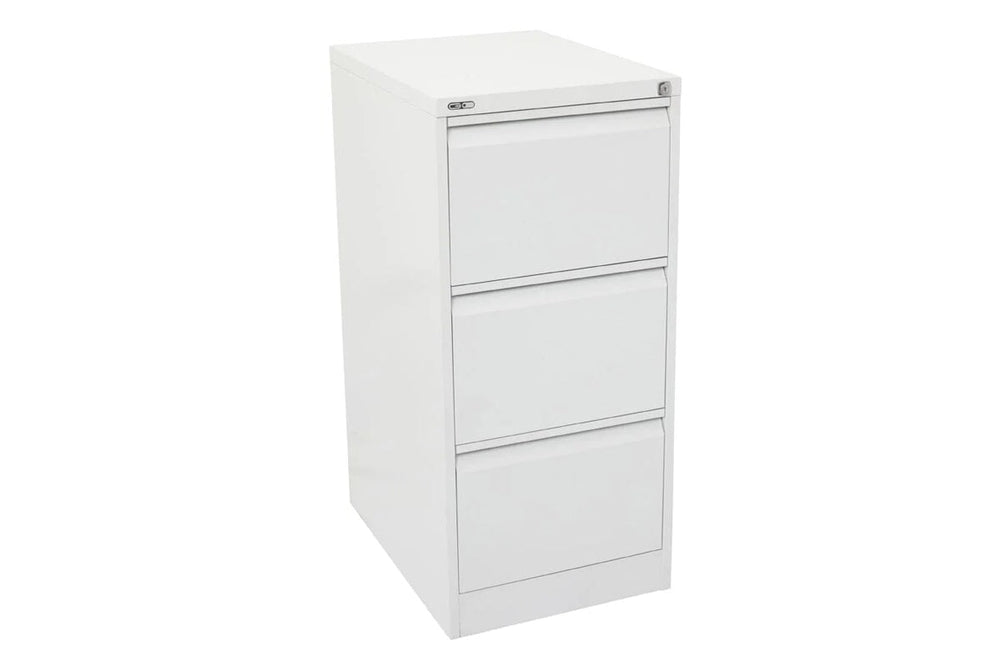 Sonic metal 3 Drawer Filing Cabinet-white  