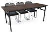 Sonic Steel Black Frame Folding Table [1800L x 700W] - Thumbnail 5 