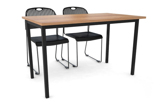 Sonic Steel Black Frame Table [1200L x 700W] Sonic salvage oak 