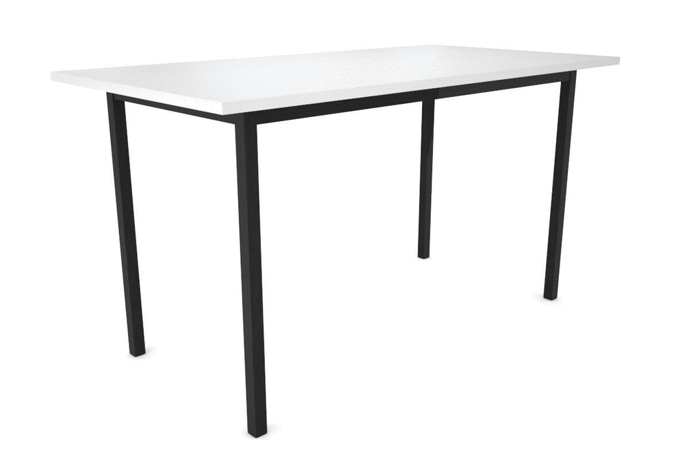 Sonic Steel Black Frame Table [1400L x 700W]-dark oak  