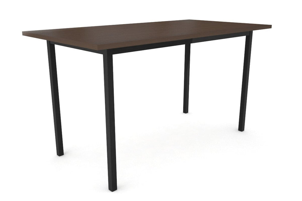 Sonic Steel Black Frame Table [1400L x 700W]-dark oak  