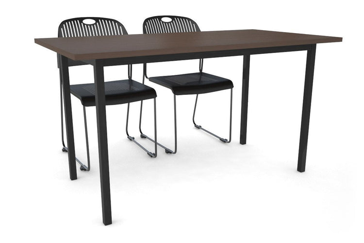 Sonic Steel Black Frame Table [1400L x 700W] Sonic wenge 
