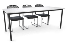  - Sonic Steel Black Frame Table [1800L x 800W] - 1
