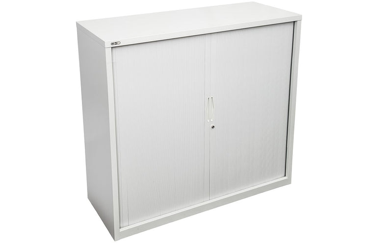 Sonic Tambour Siliding Door Storage Cabinet Metal - White [1200W x 473D] Sonic 1200H none none