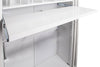 Sonic Tambour Sliding Door Storage Cabinet Metal White - 1981H x 900W - Thumbnail 10 