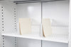 Sonic Tambour Sliding Door Storage Cabinet Metal White - 1981H x 900W - Thumbnail 8 