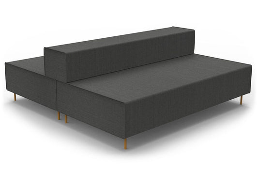 Sonic Transformer Lounge Range Triple Seater - Back to Back Sonic charcoal ash 