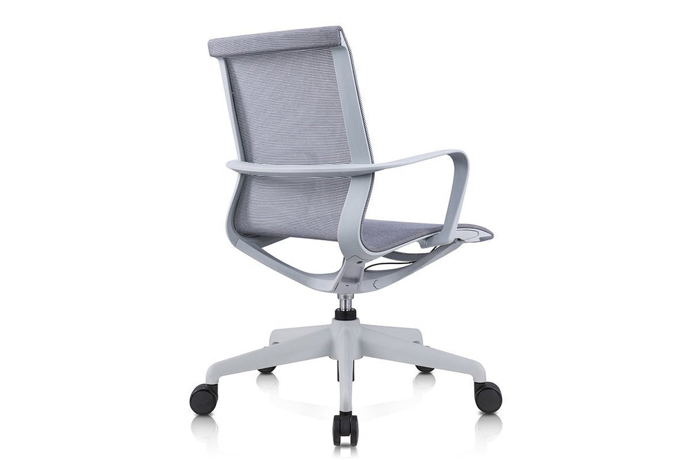 Starling Mesh Office Chair-grey frame and grey mesh  