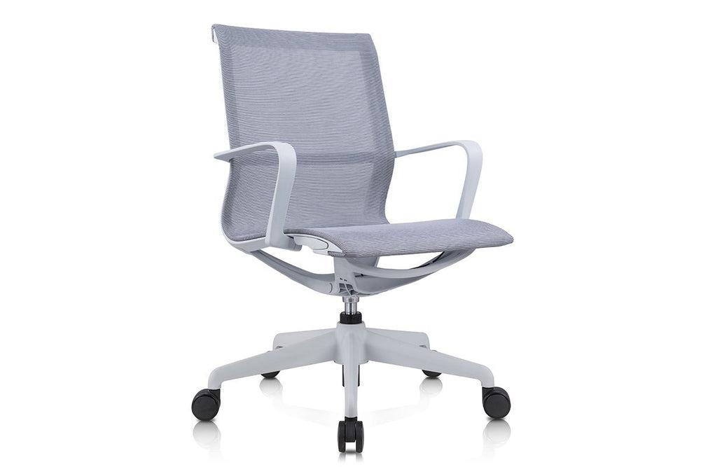 Starling Mesh Office Chair-grey frame and grey mesh  