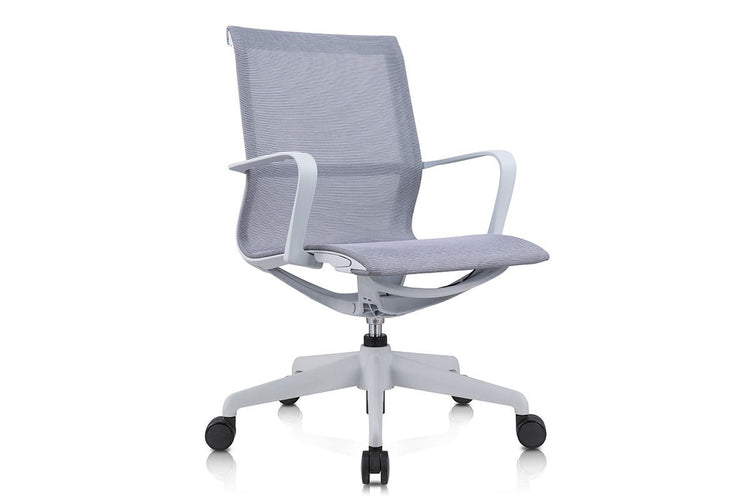Starling Mesh Chair Jasonl grey frame and grey mesh 