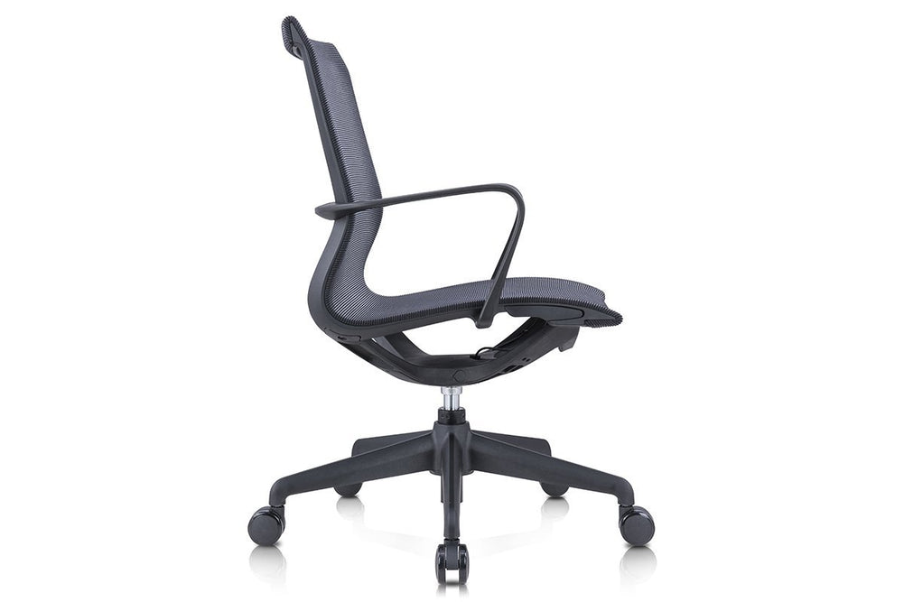 Starling Mesh Office Chair-grey frame and grey mesh  