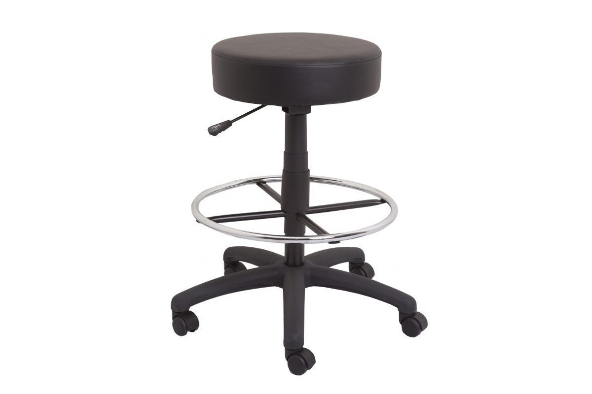 Strong Industrial Padded Stool Jasonl black 