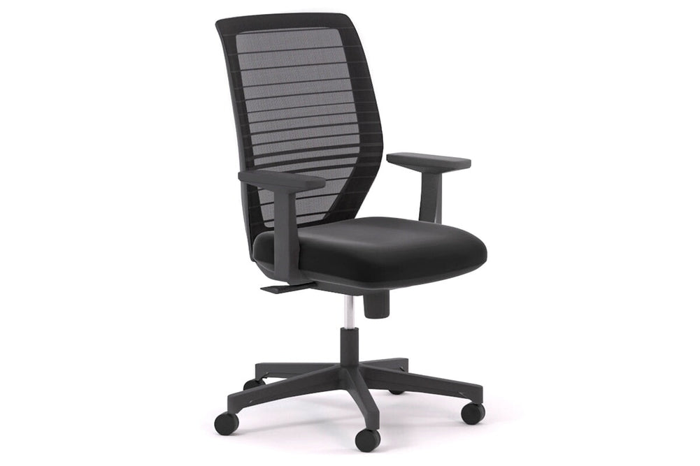 Swan Mesh Office Chair-black  