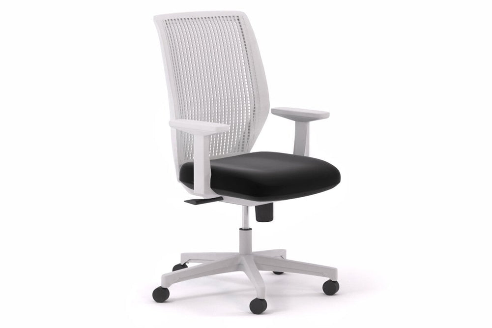 Swan Nylon Office Chair-white  