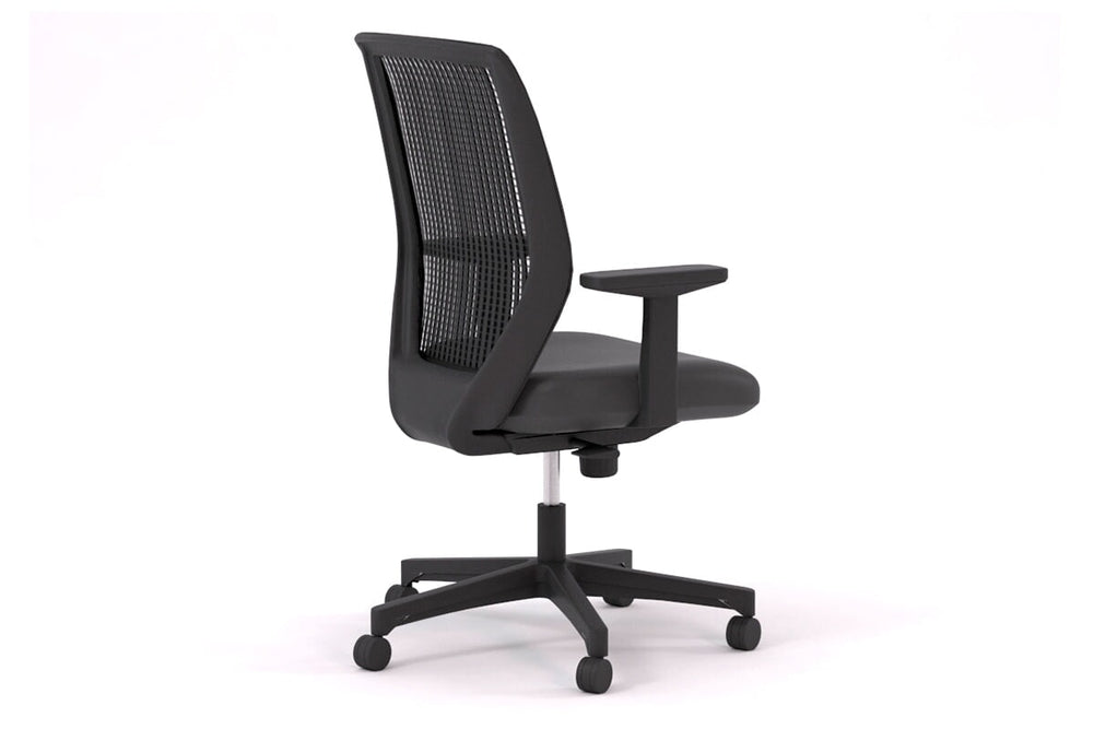 Swan Nylon Office Chair-black  