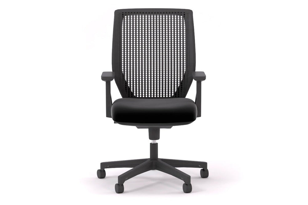 Swan Nylon Office Chair-black  