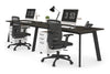 Switch - 2 Person Office Workstation Run [1200L x 800W with Cable Scallop] - Thumbnail 11 