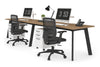 Switch - 2 Person Office Workstation Run [1200L x 800W with Cable Scallop] - Thumbnail 10 