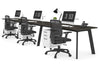Switch - 3 Person Office Workstation Run [1400L x 800W with Cable Scallop] - Thumbnail 12 