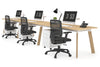 Switch - 3 Person Office Workstation Run [1800L x 700W] - Thumbnail 4 