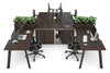 Switch 4 Person Workstation with Uniform Spine [4 x (1600L x 800W) with Cable Scallop] - Thumbnail 19 