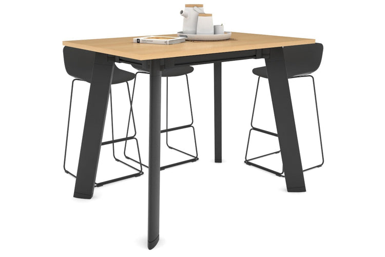 Switch Collaborative Counter High Table [1200L x 800W] Jasonl black leg maple 