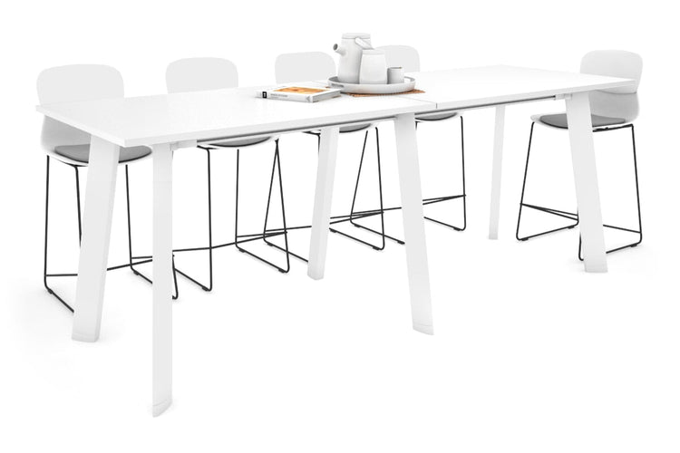 Switch Collaborative Counter High Table [2400L x 800W] Jasonl white leg white 