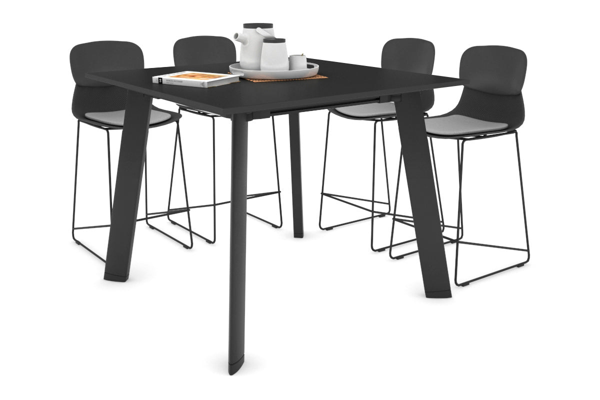 Switch Collaborative Large Counter High Table [1200L x 1200W]-black leg black 
