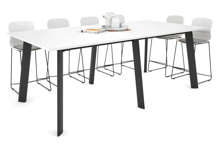 Switch Collaborative Large Counter High Table [2400L x 1200W] Jasonl black leg white 