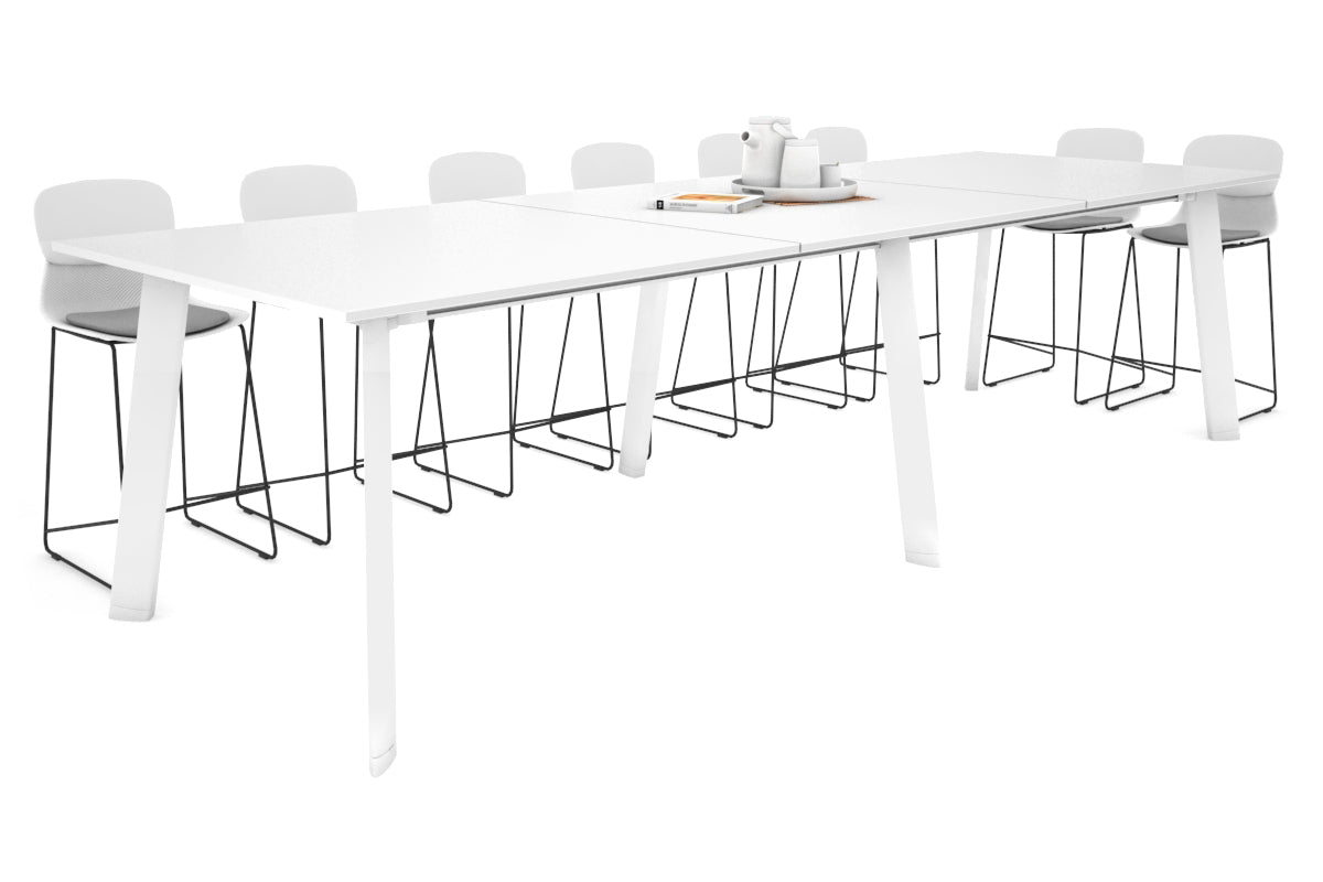 Switch Collaborative Large Counter High Table [3600L x 1200W] Jasonl white leg white 