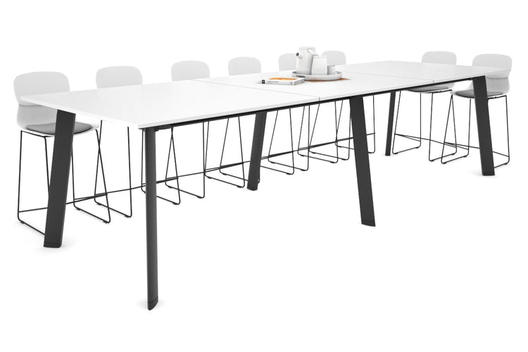 Switch Collaborative Large Counter High Table [3600L x 1200W] Jasonl black leg white 